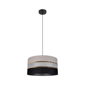 Csillár zsinóron CORAL 1xE27/60W/230V szürkés-fekete 0445 kép