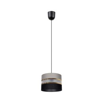 Csillár zsinóron CORAL 1xE27/60W/230V szürkés-fekete 0453 kép