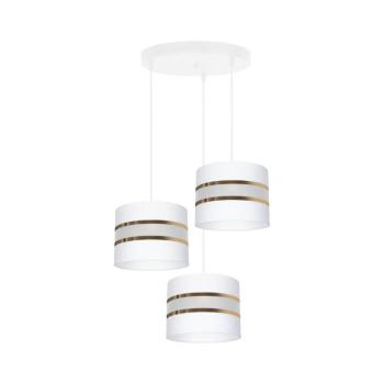 Csillár zsinóron CORAL 3xE27/60W/230V fehér 0455 kép