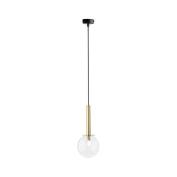 Csillár zsinóron DAISY 1xG9/12W/230V átm. 14 cm arany/fekete/átlátszó 40757 kép