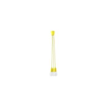 Csillár zsinóron DIEGO 3xE27/60W/230V sárga SL.0579 kép