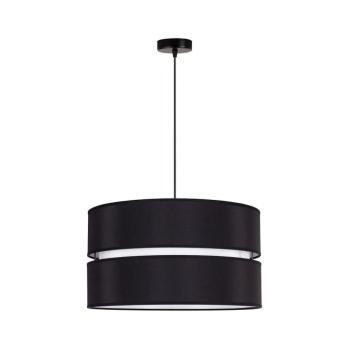 - Csillár zsinóron DUO 1xE27/15W/230V átm. 40 cm fekete/fehér 600330 kép