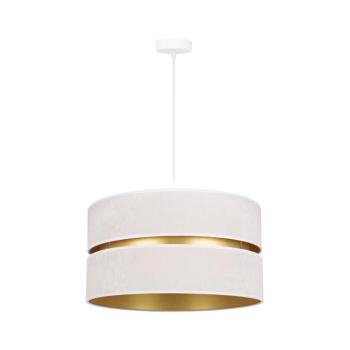 - Csillár zsinóron DUO 1xE27/15W/230V átm. 40 cm krémes/arany 600002 kép