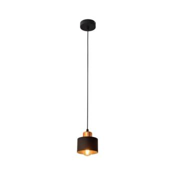Csillár zsinóron EDISON 1xE27/15W/230V W-KM 1360/1 BK-B+BR kép