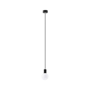 Csillár zsinóron EDISON 1xE27/60W/230V fekete SL.0152 kép
