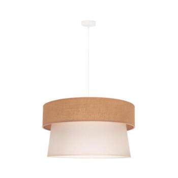 - Csillár zsinóron ETNIC 1xE27/40W/230V átm. 45 cm krémes/bézs 81068
