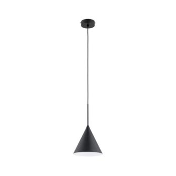 Csillár zsinóron FABO 1xE27/15W/230V fekete 61457 kép