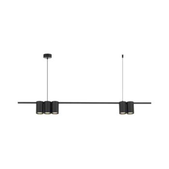 Lógó világítás Genesis, alumínium, fekete, 5 x GU10, hossz 100 cm kép