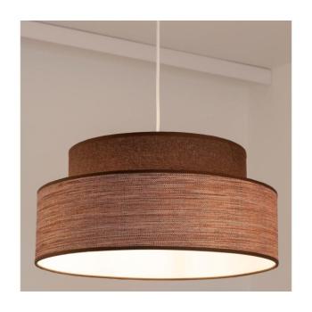 Csillár zsinóron GRACE 1xE27/60W/230V átm. 40 cm barna/bézs 0604 kép
