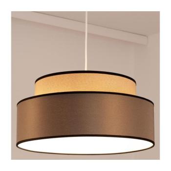 Csillár zsinóron GRACE 1xE27/60W/230V átm. 40 cm bézs/barna 0283 kép