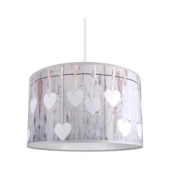 Csillár zsinóron HEART 1xE27/60W/230V 9076 kép