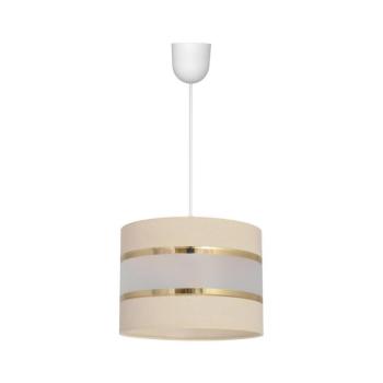 Csillár zsinóron HELEN 1xE27/15W/230V krém W-0801/1 EC+GO+MAT kép