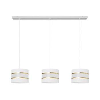 Csillár zsinóron HELEN 3xE27/15W/230V fehér/arany W-L 0801/3 WT+GO+MAT kép