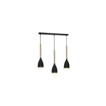 Csillár zsinóron ISTAPPAR 3xE27/60W/230V fekete/arany 3299 kép