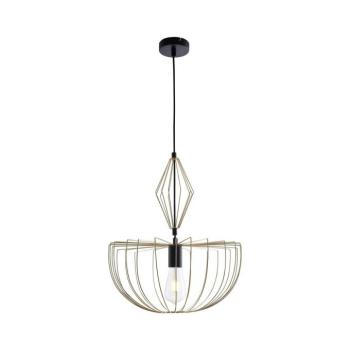 Csillár zsinóron JASMINA 1xE27/20W/230V átm. 40 cm arany 328373 kép