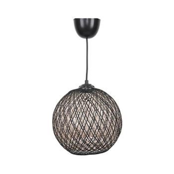 Csillár zsinóron JUTE 1xE27/60W/230V fekete 390FLH1545 kép