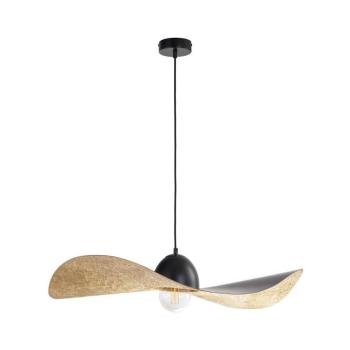 Csillár zsinóron KAPELLO 1xE27/60W/230V átm. 76 cm fekete/arany 32340 kép