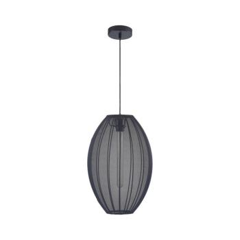 Csillár zsinóron KAREI 1xE27/20W/230V átm. 30 cm fekete 330611 kép