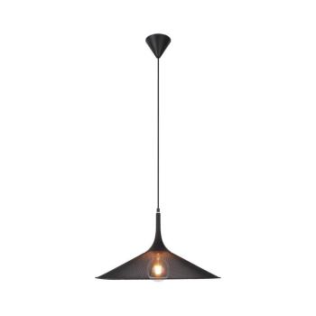 Csillár zsinóron KIRUNA 1xE27/40W/230V á. 50 cm fekete 50101203