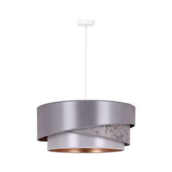 - Csillár zsinóron KOBO 1xE27/15W/230V átm. 45 cm ezüst/arany 600217 kép