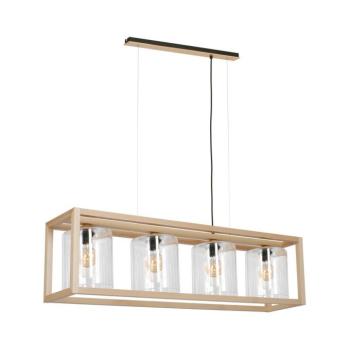 Csillár zsinóron LEGNO 4xE27/60W/230V 8424 kép