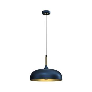 Csillár zsinóron LINCOLN 1xE27/60W/230V á. 35 cm kék MLP8033 kép