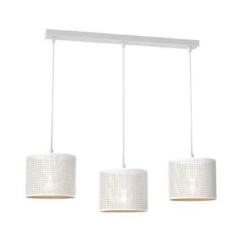 Csillár zsinóron LOFT SHADE 3xE27/60W/230V fehér/arany 5267 kép