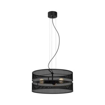 Csillár zsinóron LUM 3xE27/60W/230V fekete 3153 kép