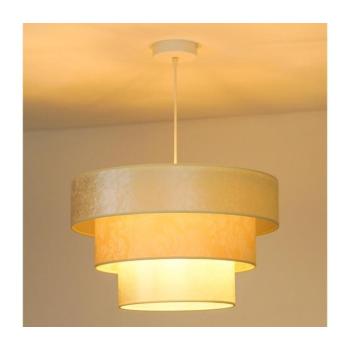 - Csillár zsinóron LUNETA 1xE27/40W/230V átm. 45 cm krémes 8996 kép