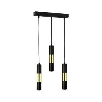 Csillár zsinóron MAGNUMA 3xGU10/50W/230V fekete/arany 1256/22 kép