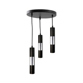 Csillár zsinóron MAGNUMA 3xGU10/50W/230V fekete/fényes króm 1262/22 kép