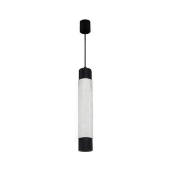 Csillár zsinóron MARBLE WHITE/BLACK 1xGU10/8W/230V ML6341 kép