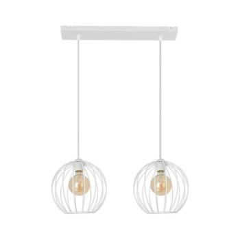 Csillár zsinóron MERCURE 2xE27/15W/230V fehér W-L 1388/2 WT kép
