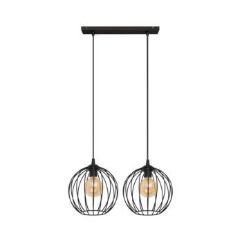 Csillár zsinóron MERCURE 2xE27/15W/230V W-L 1388/2 BK-B kép