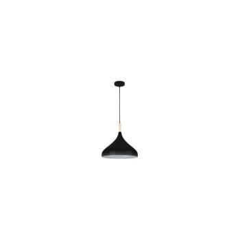 Csillár zsinóron MIKO 1xE27/60W/230V átm. 32 cm fekete ZS MIKO BLACK kép