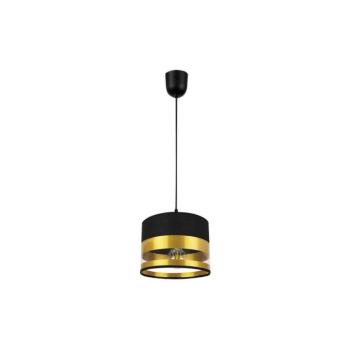 Csillár zsinóron MILO 1xE27/60W/230V arany/fekete 0347 kép