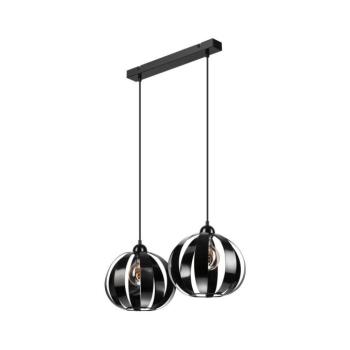 Csillár zsinóron MINDY 2xE27/15W/230V LM-2.203/CZARNY kép