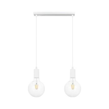 Csillár zsinóron MIROS 2xE27/60W/230V fehér 0262 kép