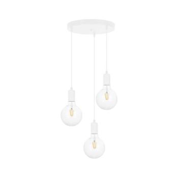 Csillár zsinóron MIROS 3xE27/60W/230V kerek fehér 0265 kép