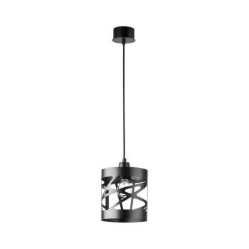 Csillár zsinóron MODUL FREZ 1xE27/60W/230V á. 17,5 cm fekete 31208 kép