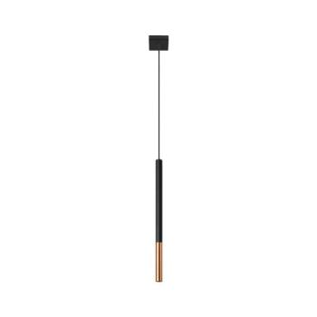 Csillár zsinóron MOSAIC 1xG9/12W/230V fekete/réz SL.0888 kép