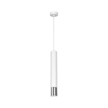 Csillár zsinóron NEST 1xGU10/8W/230V fehér/fényes króm 1053 kép