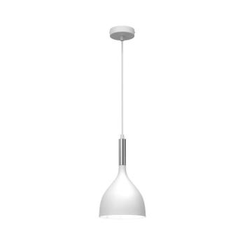 Csillár zsinóron NOAK 1xE27/15W/230V fehér/króm 3899 kép