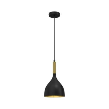 Csillár zsinóron NOAK 1xE27/15W/230V fekete/arany 3890 kép