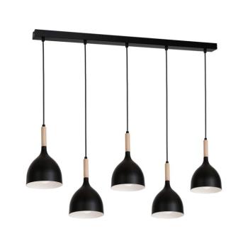 Csillár zsinóron NOAK WOOD 5xE27/60W/230V 1877 kép