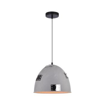 Csillár zsinóron PATCH 1xE27/60W/230V szürke 31-43160 kép