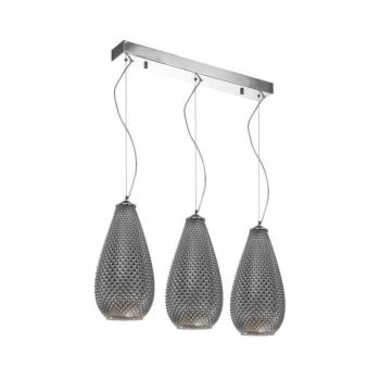 Csillár zsinóron PETRA 3xE27/60W/230V szürke ML5481 kép