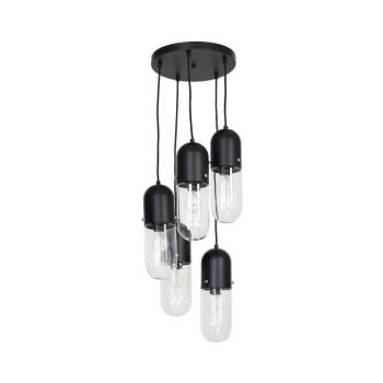Csillár zsinóron PILL 5xE27/60W/230V 6004 kép