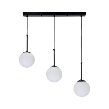 Csillár zsinóron POMPEI 3xE27/40W/230V fekete 33-09609 kép