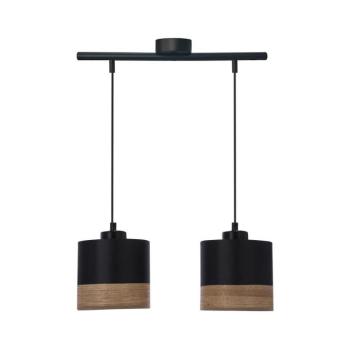 Csillár zsinóron PORTO 2xE27/60W/230V fekete/barna 32-17604 kép